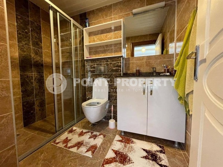 Комфортабельная, готовая к проживанию квартира 2+1 в 850 метрах от моря, в европейском районе Аланьи - Нижняя Оба-id-7626-фото-9