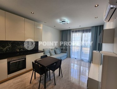 Новая готовая к проживанию квартира 1+1 в 250 метрах от моря, в  центре европейского района Аланьи - Оба-id-7628-фото-2