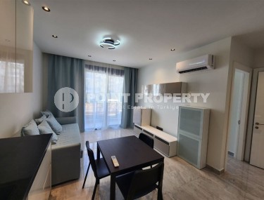 Новая готовая к проживанию квартира 1+1 в 250 метрах от моря, в  центре европейского района Аланьи - Оба-id-7628-фото-3