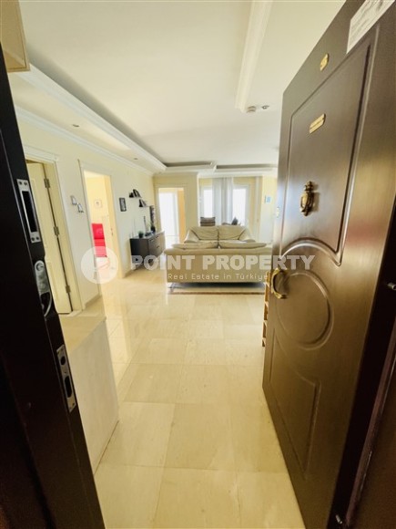 Панорамная квартира с роскошным видом на море и гору Кале, в центре спокойного района Аланьи - Тосмур-id-7631-фото-7