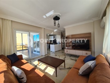 Готовая к проживанию двухэтажная вилла с панорамным видом на море, в престижном районе Аланьи - Бекташ-id-7634-фото-4