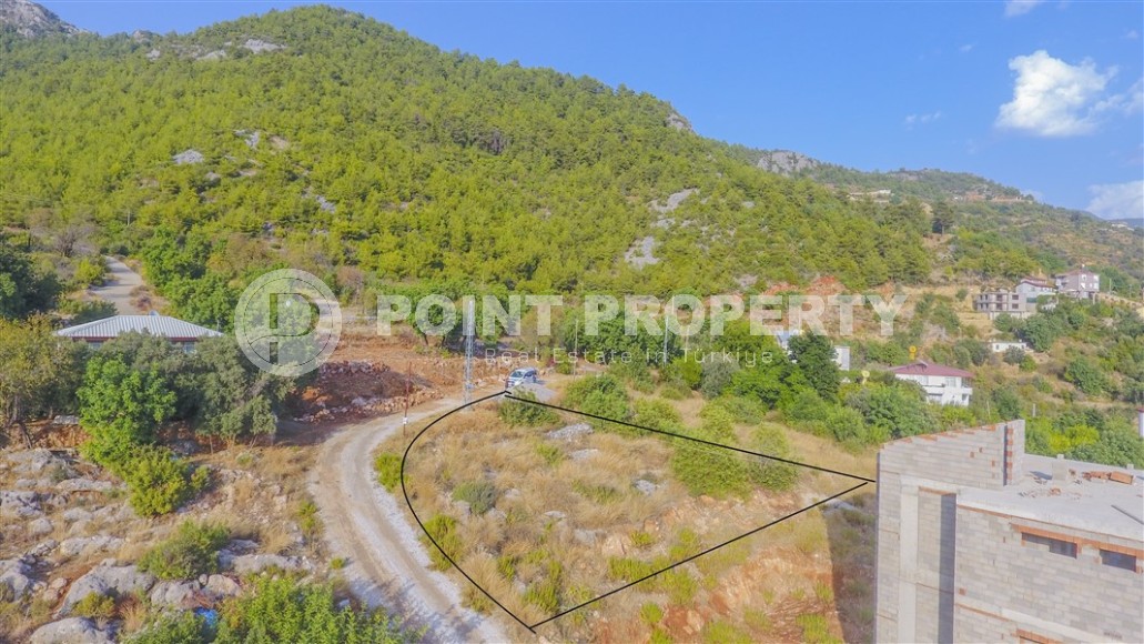 Plot of land for the construction of a villa or townhouse in a green, ecologically clean area of Alanya - Upper Oba-id-7635-photo-2