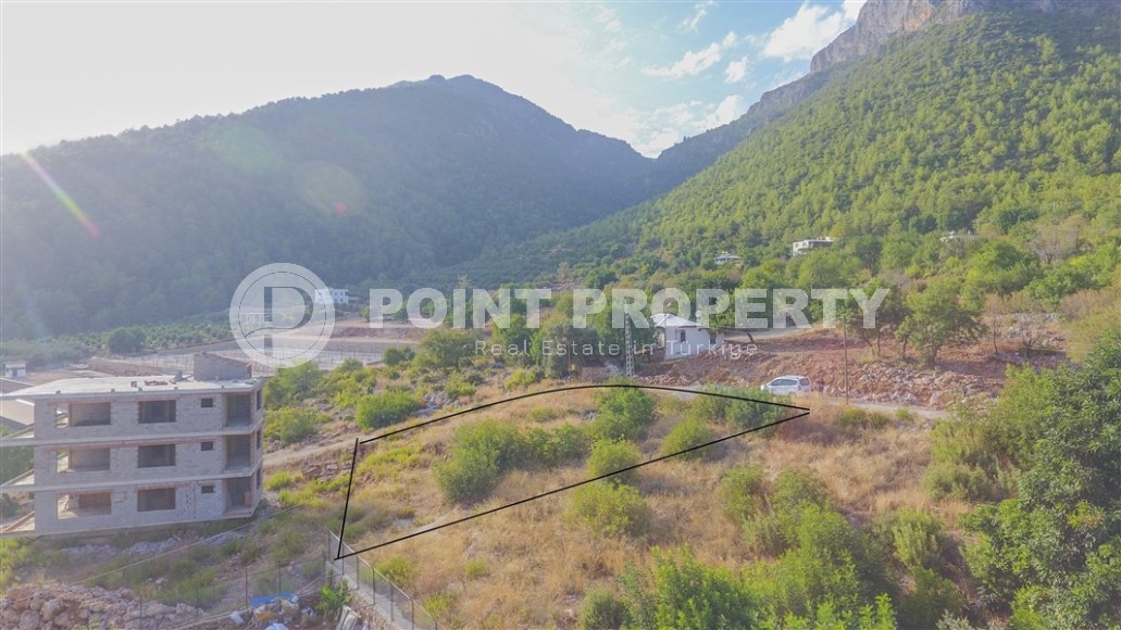 Plot of land for the construction of a villa or townhouse in a green, ecologically clean area of Alanya - Upper Oba-id-7635-photo-3
