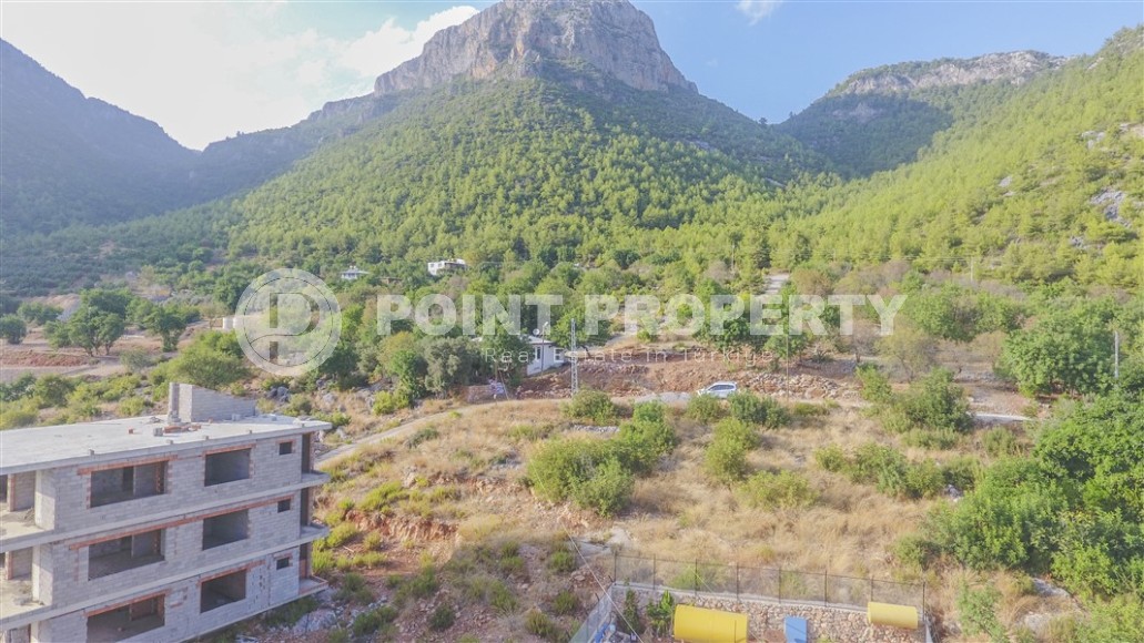 Plot of land for the construction of a villa or townhouse in a green, ecologically clean area of Alanya - Upper Oba-id-7635-photo-4