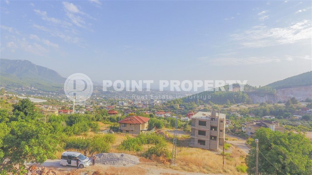 Plot of land for the construction of a villa or townhouse in a green, ecologically clean area of Alanya - Upper Oba-id-7635-photo-5