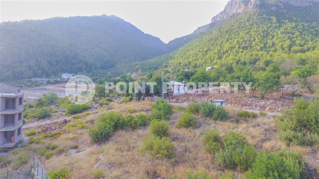 Plot of land for the construction of a villa or townhouse in a green, ecologically clean area of Alanya - Upper Oba-id-7635-photo-6