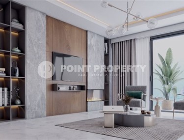 Просторная двухэтажная вилла  4+1с бассейном и садом, в элитном районе Аланьи - Тепе-id-7636-фото-3