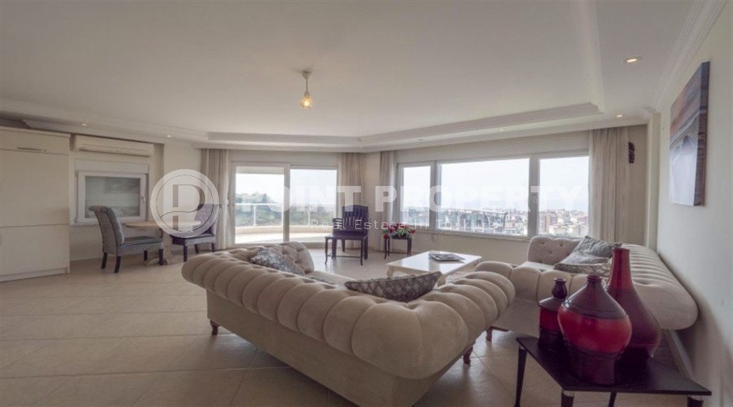 Furnished apartment overlooking the citrus garden and the sea, in a quiet area of Alanya - Cikcilli-id-7637-photo-1