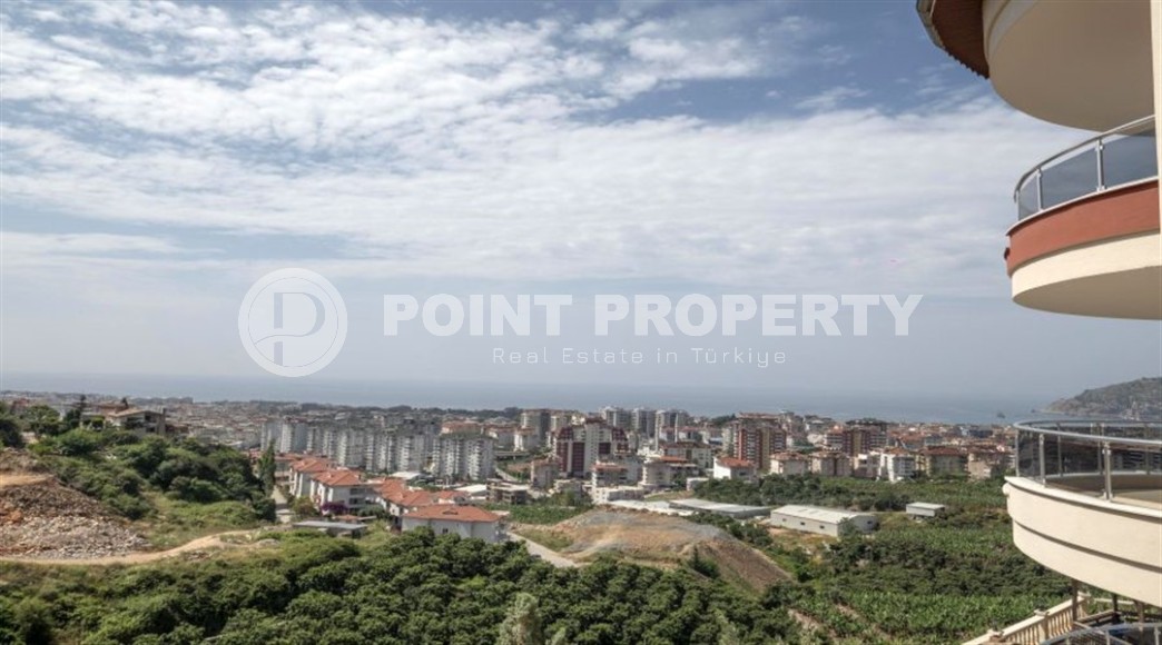 Furnished apartment overlooking the citrus garden and the sea, in a quiet area of Alanya - Cikcilli-id-7637-photo-13