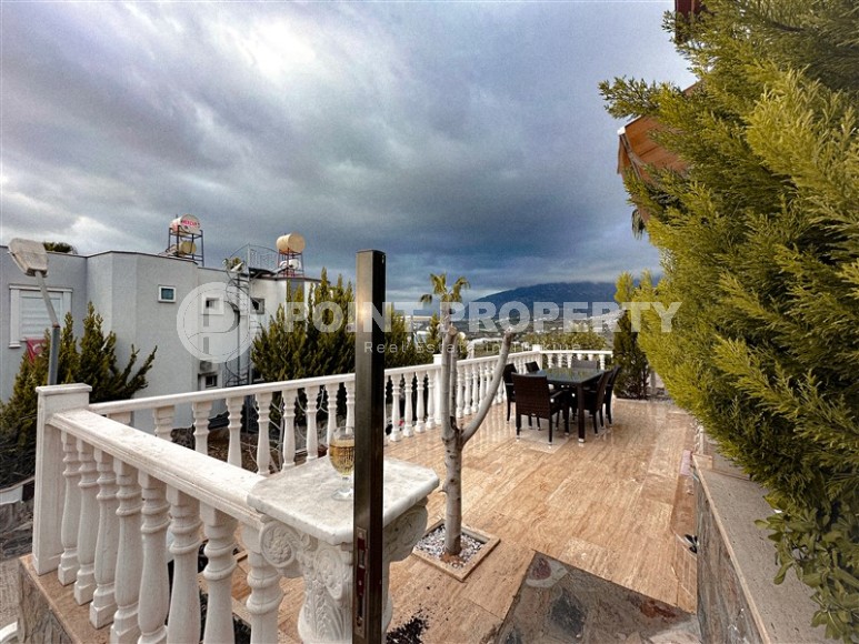 Комфортабельная вилла-близнец с собственным садовым участком, в престижном районе Аланьи - Каргыджак-id-7644-фото-20