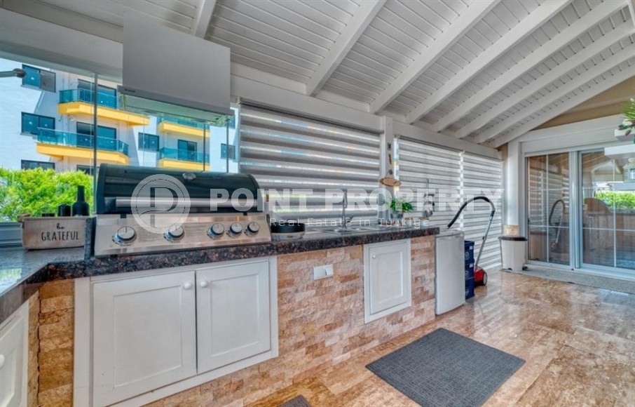 Comfortable villa with a swimming pool, a garden, a separate summer kitchen, a barbecue area and a sauna, a kilometer from the sea-id-7645-photo-29