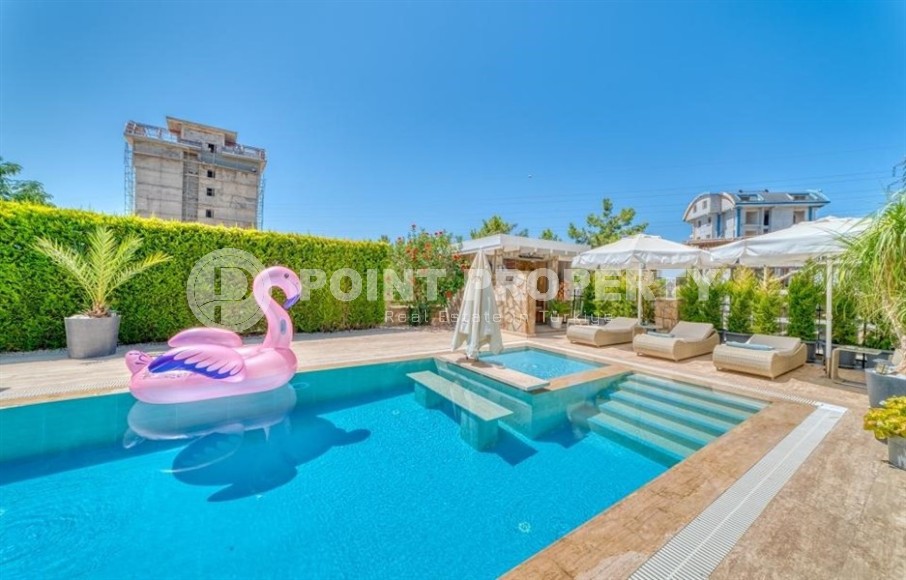 Comfortable villa with a swimming pool, a garden, a separate summer kitchen, a barbecue area and a sauna, a kilometer from the sea-id-7645-photo-31