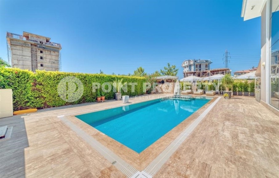 Comfortable villa with a swimming pool, a garden, a separate summer kitchen, a barbecue area and a sauna, a kilometer from the sea-id-7645-photo-33