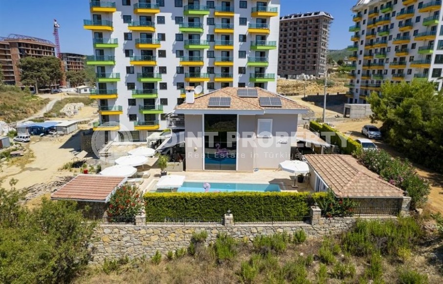 Comfortable villa with a swimming pool, a garden, a separate summer kitchen, a barbecue area and a sauna, a kilometer from the sea-id-7645-photo-35