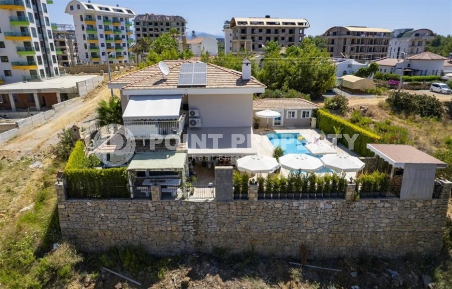Comfortable villa with a swimming pool, a garden, a separate summer kitchen, a barbecue area and a sauna, a kilometer from the sea-id-7645-photo-36