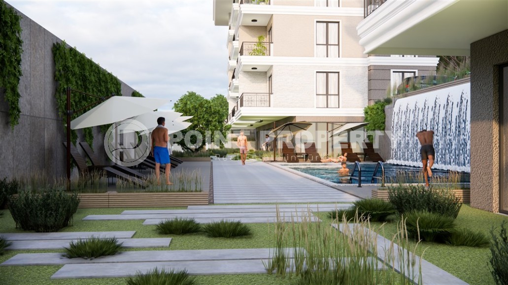 Двухуровневая квартира 2+1, общей площадью 100 м2, на 4-м этаже с мансардой в жилом комплексе на завершающем этапе строительства-id-7655-фото-2