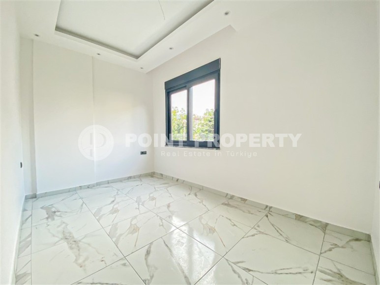 Квартира с чистовой отделкой на 2-м этаже в резиденции 2023 года постройки, в современном районе центральной части Аланьи - Гюллер Пынары-id-7658-фото-6