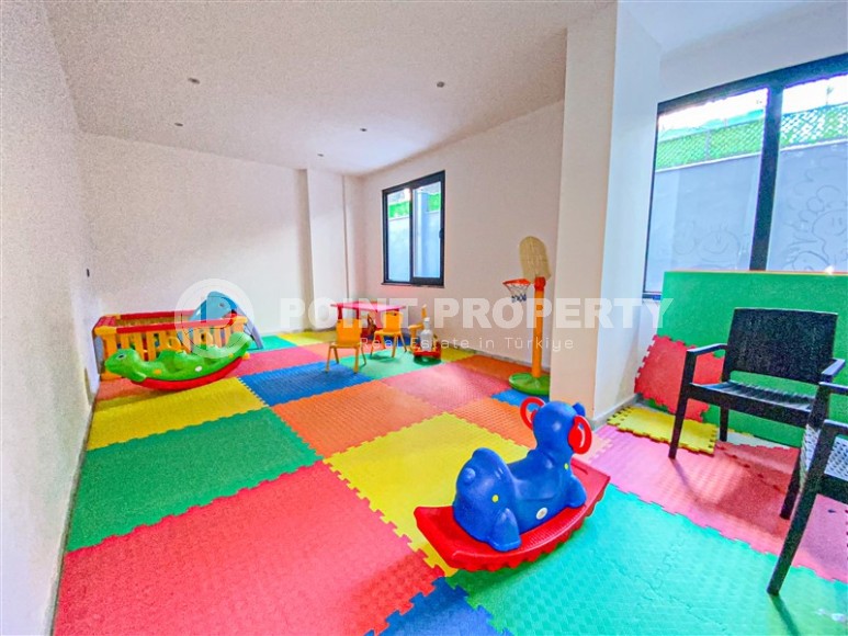 Квартира с чистовой отделкой на 2-м этаже в резиденции 2023 года постройки, в современном районе центральной части Аланьи - Гюллер Пынары-id-7658-фото-12