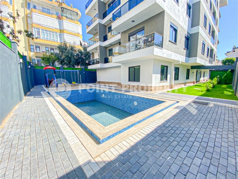 Квартира с чистовой отделкой на 2-м этаже в резиденции 2023 года постройки, в современном районе центральной части Аланьи - Гюллер Пынары-id-7658-фото-13