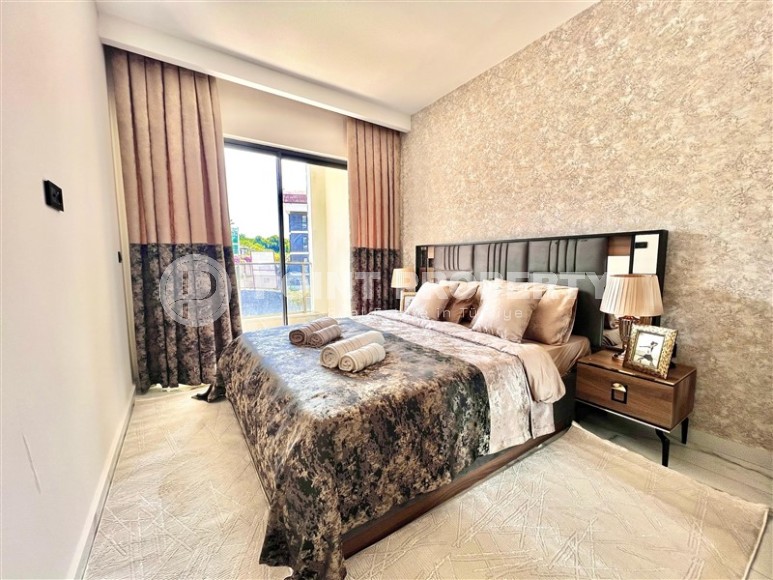 Современная квартира 1+1 в 1700 метрах от моря, в престижном районе Аланьи - Каргыджак-id-7663-фото-4