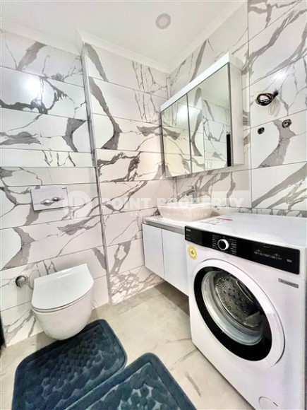 Современная квартира 1+1 в 1700 метрах от моря, в престижном районе Аланьи - Каргыджак-id-7663-фото-6