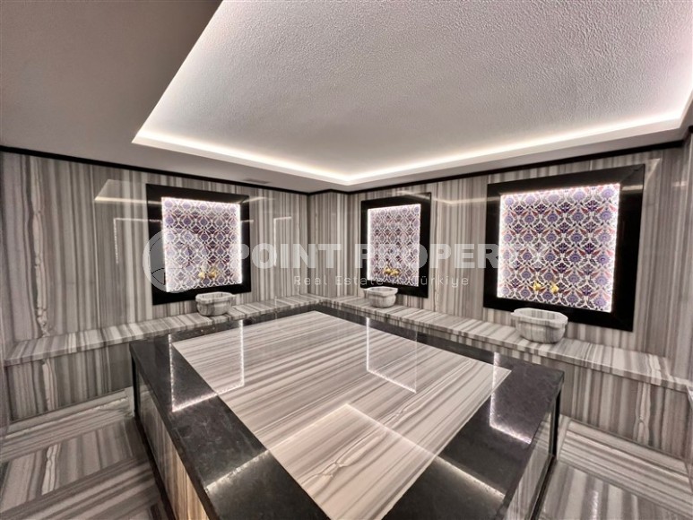 Современная квартира 1+1 в 1700 метрах от моря, в престижном районе Аланьи - Каргыджак-id-7663-фото-10