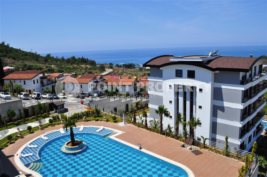 View apartments 2+1 and 3+1 in a large complex from a famous developer, Kargicak-id-1085-photo-3