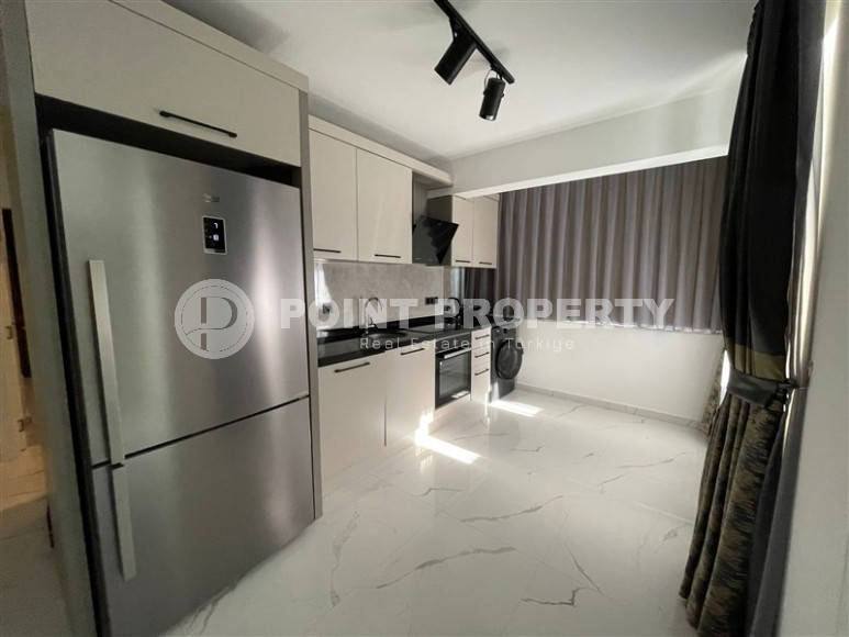 Стильная квартира с дизайнерским ремонтом в 100 метрах от знаменитого пляжа Клеопатры, в центре Аланьи-id-7679-фото-7