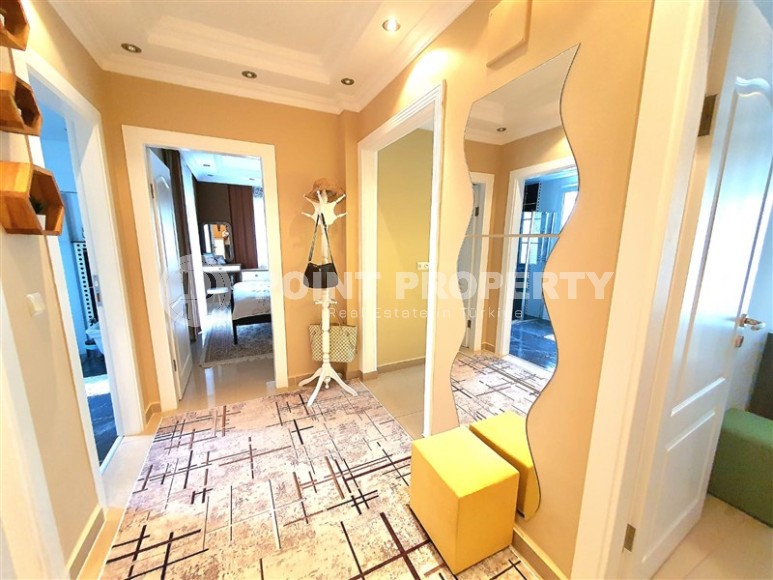 Современная квартира 2+1 с собственным садом, в престижном районе Аланьи - Тепе-id-7682-фото-9