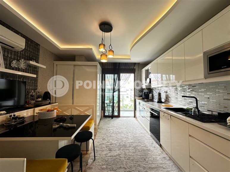 Комфортабельная двухуровневая квартира с видом на зеленый сад и горы, в популярном районе Аланьи - Нижняя Оба-id-7693-фото-3