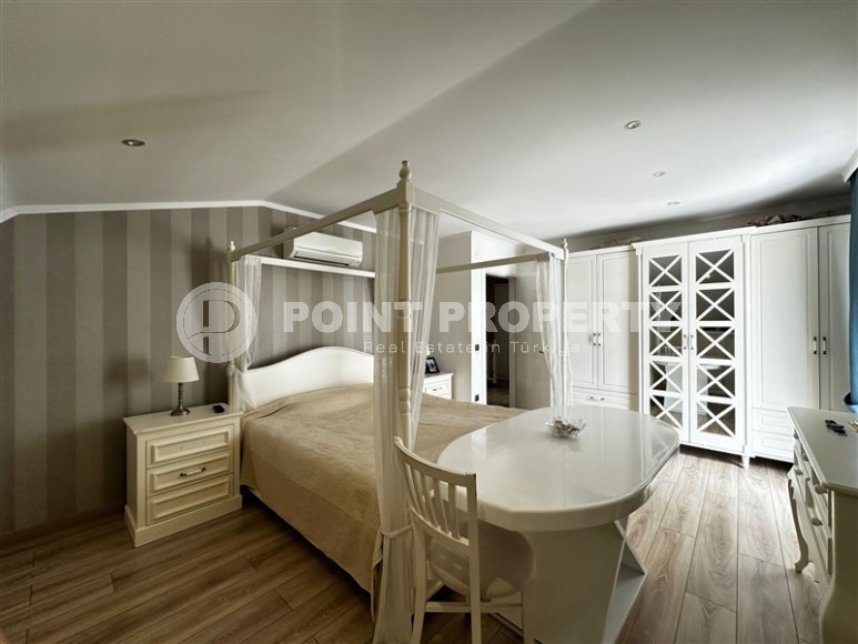 Комфортабельная двухуровневая квартира с видом на зеленый сад и горы, в популярном районе Аланьи - Нижняя Оба-id-7693-фото-4