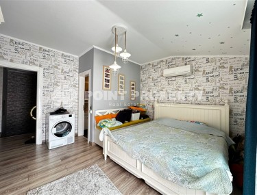 Комфортабельная двухуровневая квартира с видом на зеленый сад и горы, в популярном районе Аланьи - Нижняя Оба-id-7693-фото-5