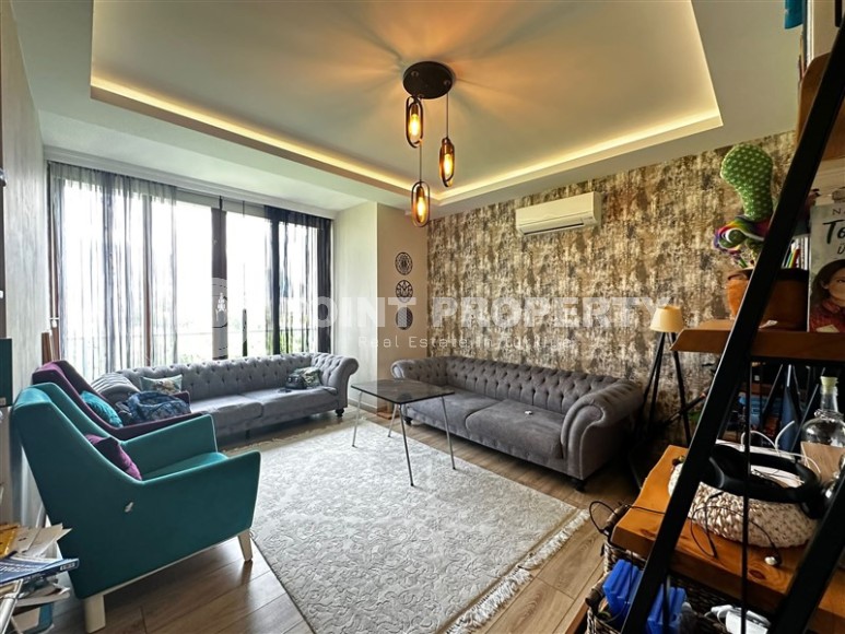 Комфортабельная двухуровневая квартира с видом на зеленый сад и горы, в популярном районе Аланьи - Нижняя Оба-id-7693-фото-8