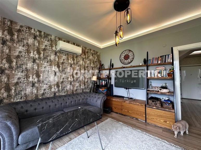 Комфортабельная двухуровневая квартира с видом на зеленый сад и горы, в популярном районе Аланьи - Нижняя Оба-id-7693-фото-9