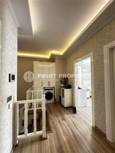 Комфортабельная двухуровневая квартира с видом на зеленый сад и горы, в популярном районе Аланьи - Нижняя Оба-id-7693-фото-10