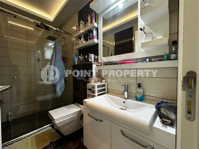 Комфортабельная двухуровневая квартира с видом на зеленый сад и горы, в популярном районе Аланьи - Нижняя Оба-id-7693-фото-14