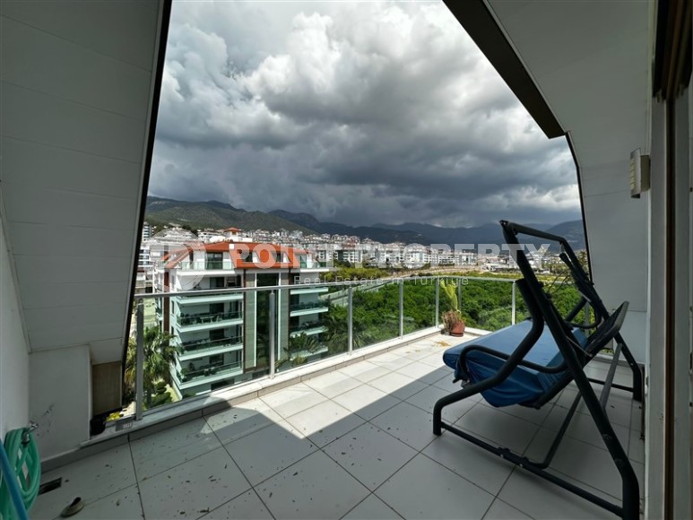 Комфортабельная двухуровневая квартира с видом на зеленый сад и горы, в популярном районе Аланьи - Нижняя Оба-id-7693-фото-18