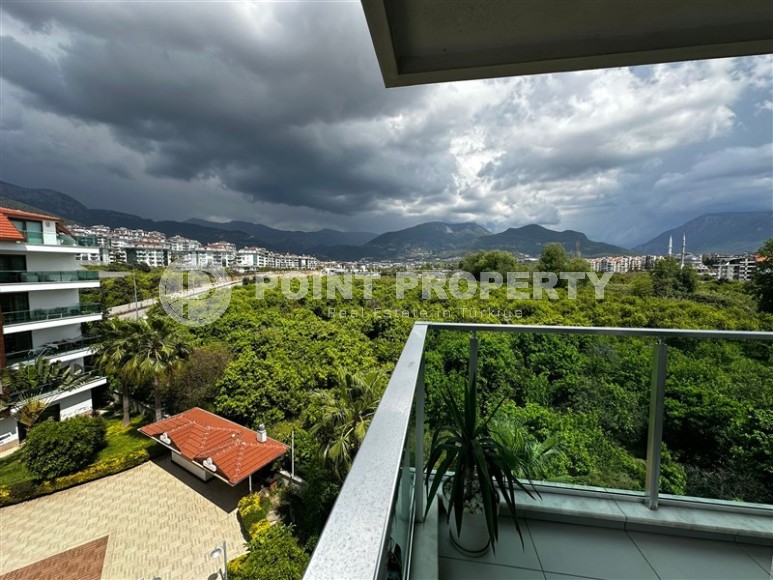 Комфортабельная двухуровневая квартира с видом на зеленый сад и горы, в популярном районе Аланьи - Нижняя Оба-id-7693-фото-22