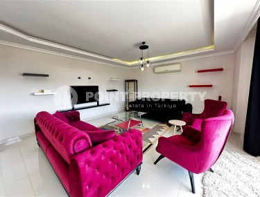 Панорамная двухуровневая квартира с видом на море и горы, в живописном районе Аланьи - Тосмур-id-7694-фото-2