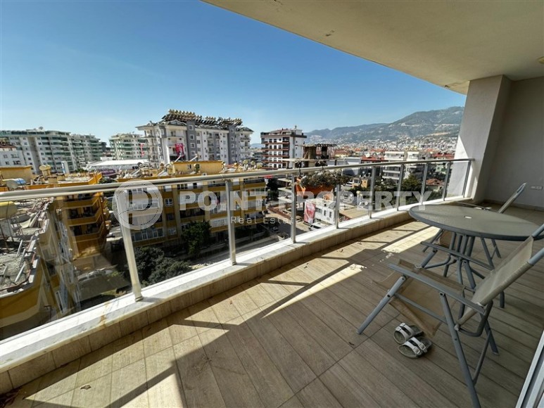 Панорамная двухуровневая квартира с видом на море и горы, в живописном районе Аланьи - Тосмур-id-7694-фото-14