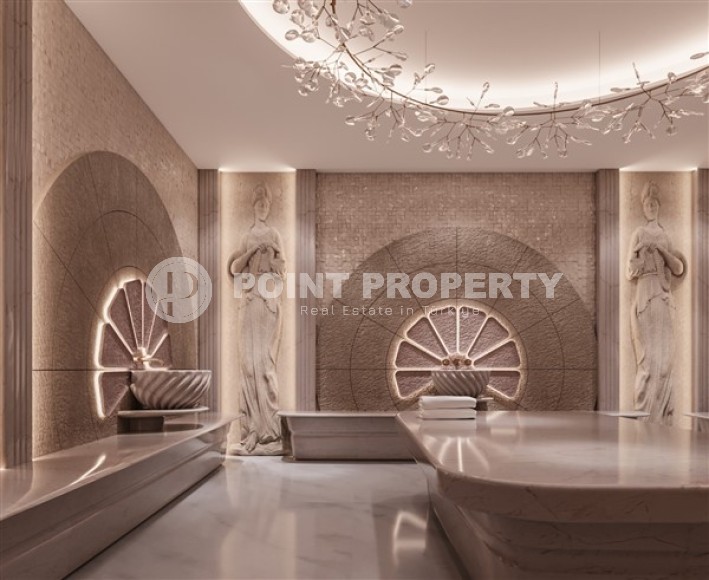 Small 1+1 apartment in a residential complex under construction, in the European region of Alanya - Lower Oba-id-7696-photo-4