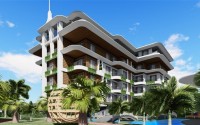 Small 1+1 apartment in a residential complex under construction, in the European region of Alanya - Lower Oba-id-7696-photo-10