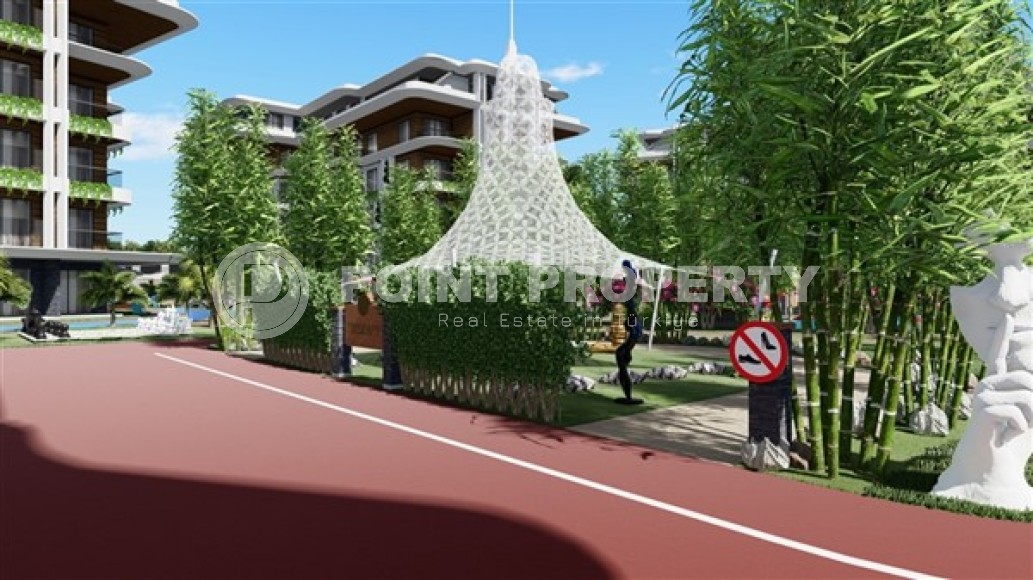 Small 1+1 apartment in a residential complex under construction, in the European region of Alanya - Lower Oba-id-7696-photo-11