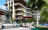 Small 1+1 apartment in a residential complex under construction, in the European region of Alanya - Lower Oba-id-7696-photo-12