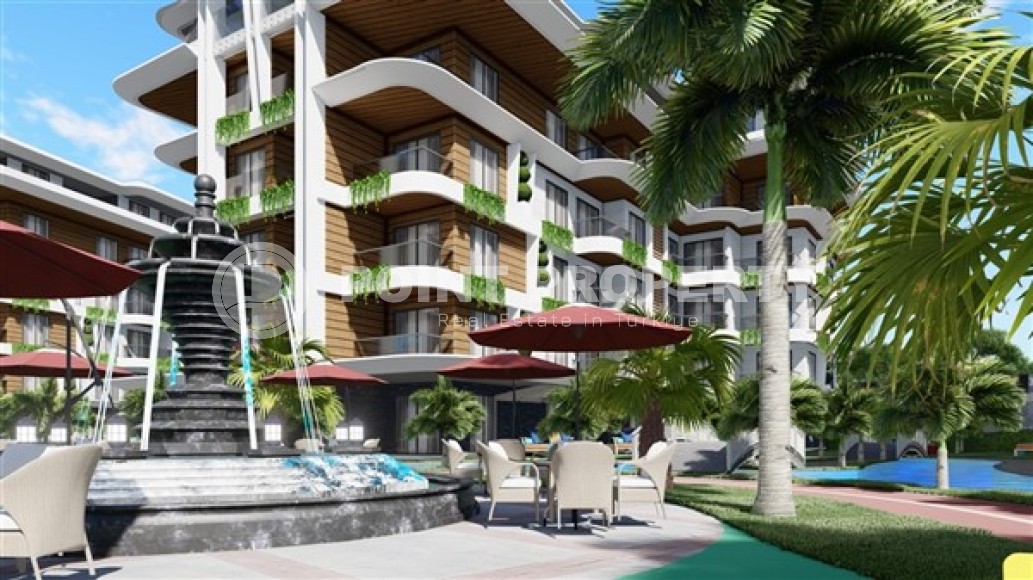 Small 1+1 apartment in a residential complex under construction, in the European region of Alanya - Lower Oba-id-7696-photo-12