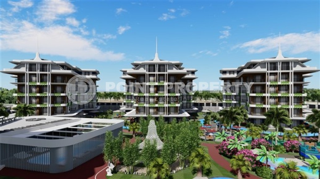 Small 1+1 apartment in a residential complex under construction, in the European region of Alanya - Lower Oba-id-7696-photo-16