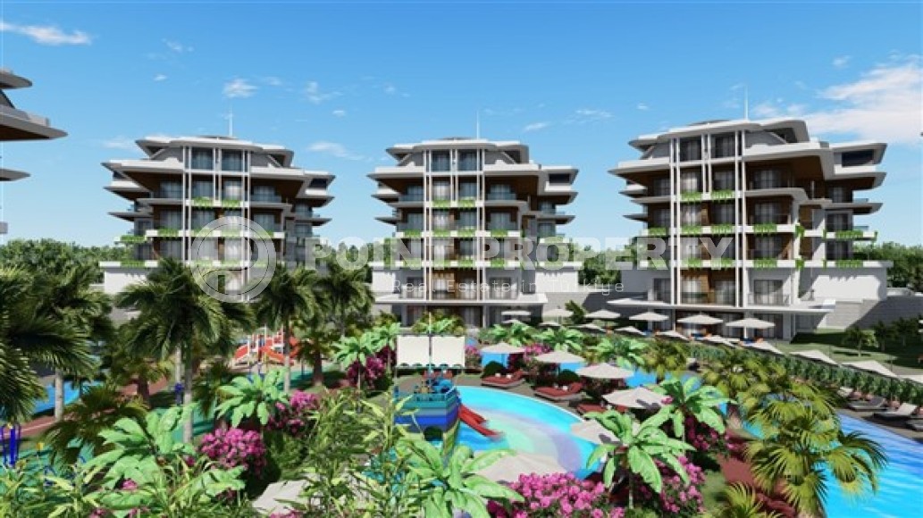 Small 1+1 apartment in a residential complex under construction, in the European region of Alanya - Lower Oba-id-7696-photo-17