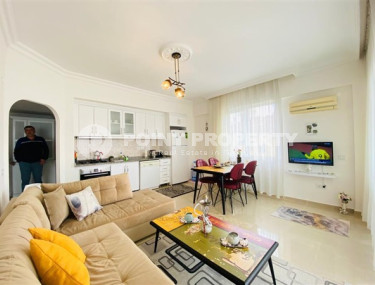 Alanya center: furnished apartment 1+1, 60m², in a complex with a swimming pool 200m from Keykubat beach-id-1594-photo-2