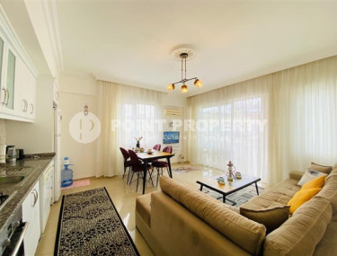 Alanya center: furnished apartment 1+1, 60m², in a complex with a swimming pool 200m from Keykubat beach-id-1594-photo-3