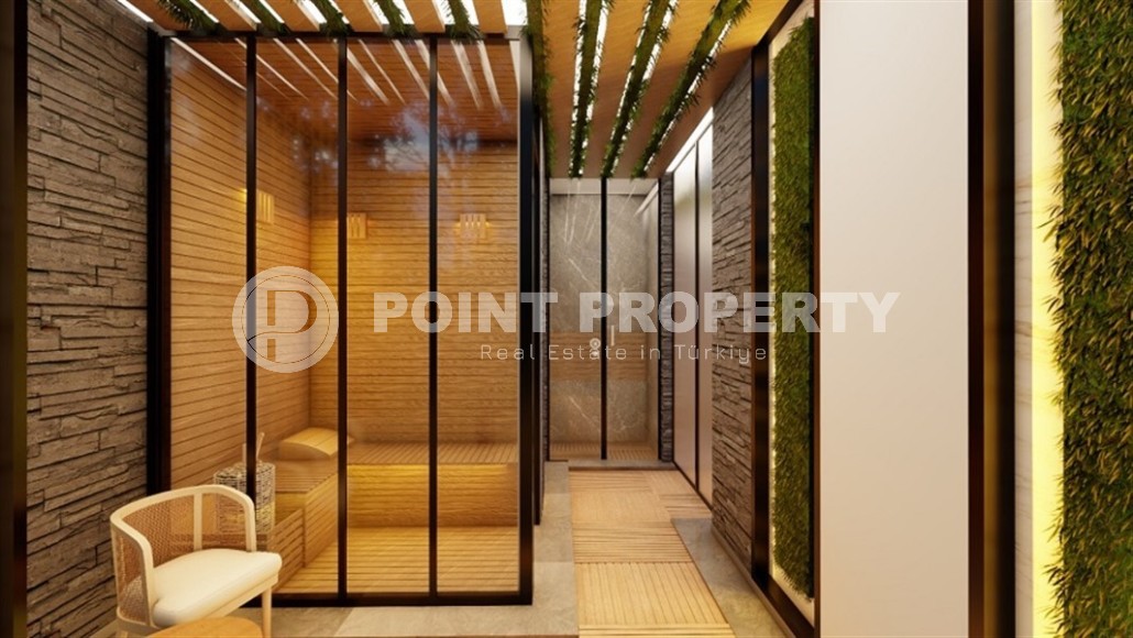 Квартира в жилом комплексе премиум класса в 150 метрах от роскошного песчаного пляжа - Кейкубат-id-7703-фото-9